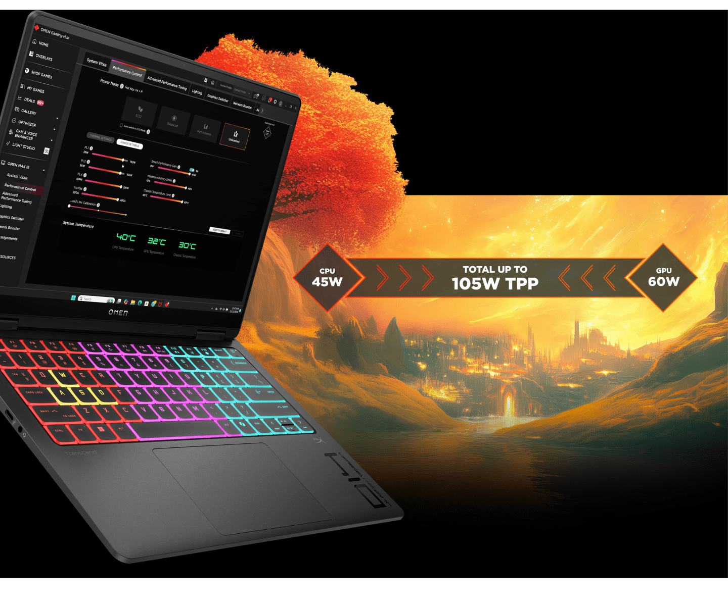 HP OMEN Transcend 14 Intel Gaming Laptop